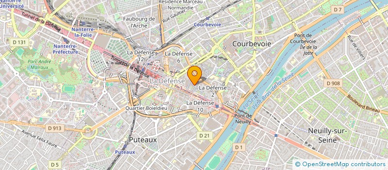 localisation de l'entreprise MONSIEUR FRANCOIS LANQUETOT à COURBEVOIE