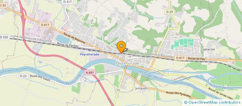 localisation de l'entreprise MONSIEUR FRANCOIS LAPEYRE à PEYREHORADE
