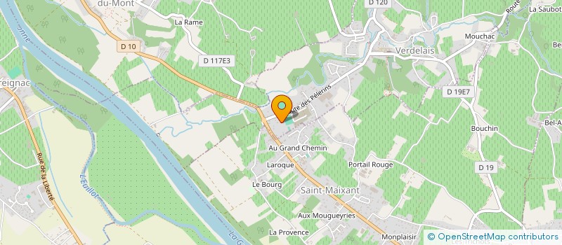 localisation de l'entreprise MONSIEUR FRANCOIS LAPORTE  VERDELAIS