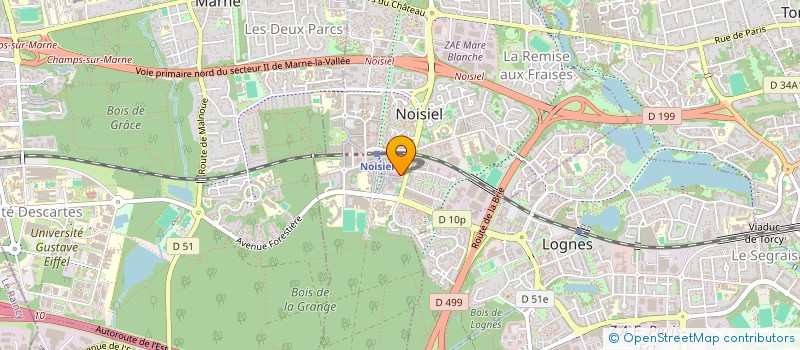 localisation de l'entreprise MONSIEUR FRANCOIS LARAVINE  NOISIEL