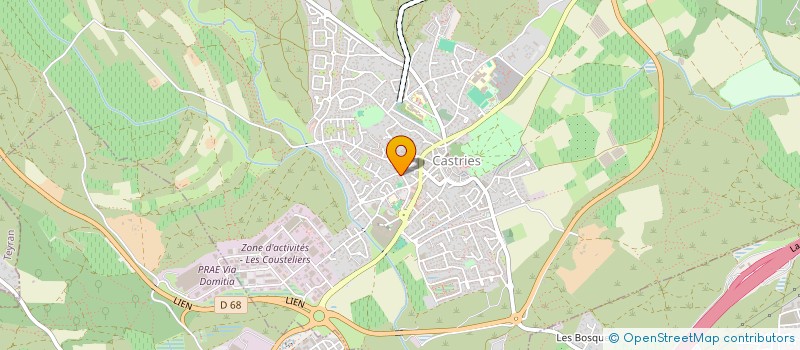 localisation de l'entreprise MONSIEUR FRANCOIS LARDEUX  CASTRIES