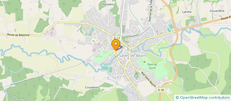 localisation de l'entreprise MONSIEUR FRANCOIS LARQUIER à SALIES-DE-BEARN