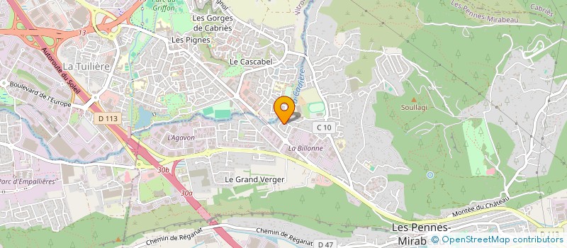 localisation de l'entreprise MONSIEUR FRANCOIS LASPESA  DRAGUIGNAN