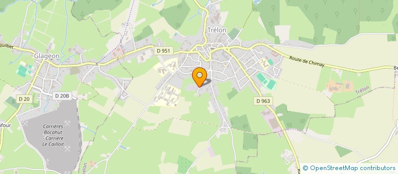 localisation de l'entreprise MONSIEUR FRANCOIS LASSELIN  TRELON