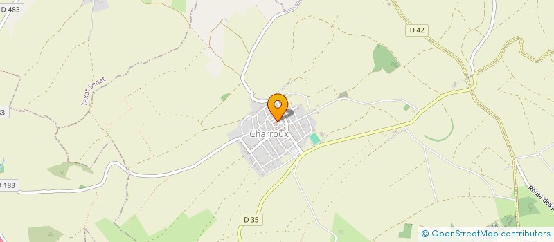 localisation de l'entreprise MONSIEUR FRANCOIS LASSERE à CHARROUX