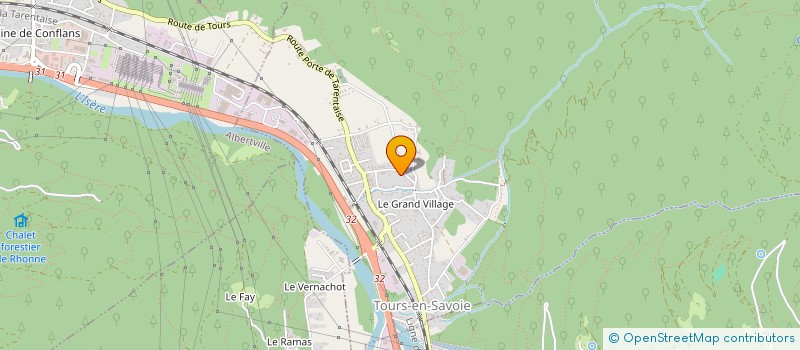 localisation de l'entreprise MONSIEUR FRANCOIS LASSIAZ  TOURS-EN-SAVOIE