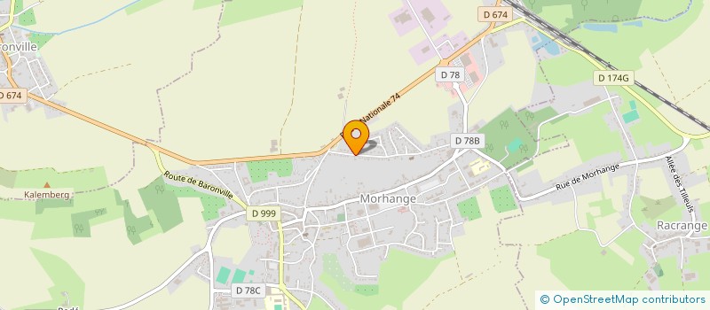 localisation de l'entreprise MONSIEUR FRANCOIS LATONA  MORHANGE