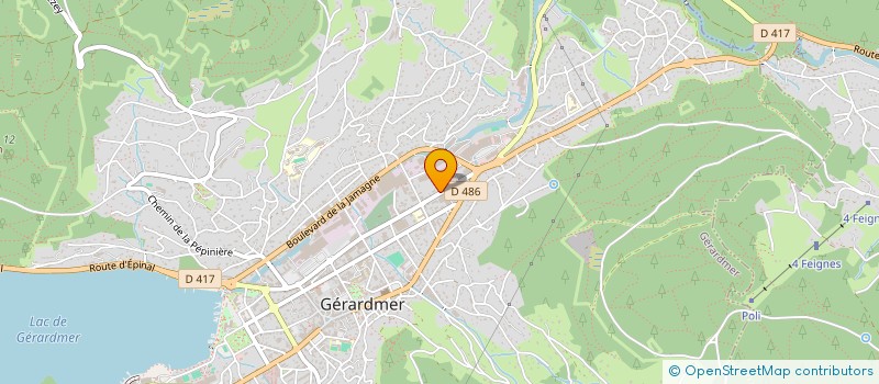 localisation de l'entreprise MONSIEUR FRANCOIS LAUBACHER à GERARDMER