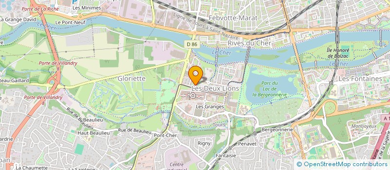 localisation de l'entreprise MONSIEUR FRANCOIS LAUBUS à TOURS