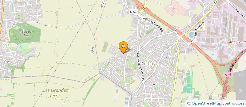 localisation de l'entreprise MONSIEUR FRANCOIS LAUDICINA à CORBAS