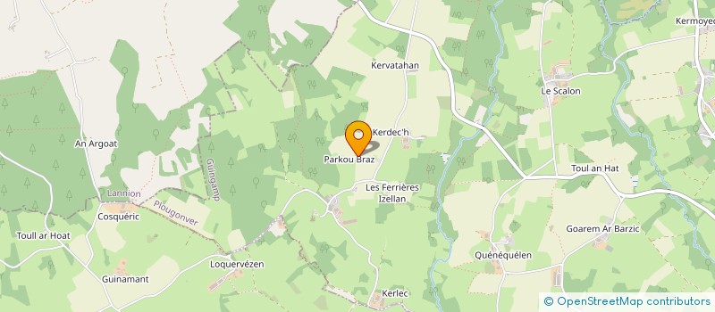 localisation de l'entreprise MONSIEUR FRANCOIS LAUER  PLOUGONVER