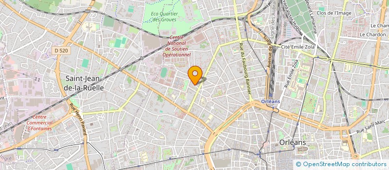 localisation de l'entreprise MONSIEUR FRANCOIS LAUGINIE à ORLEANS