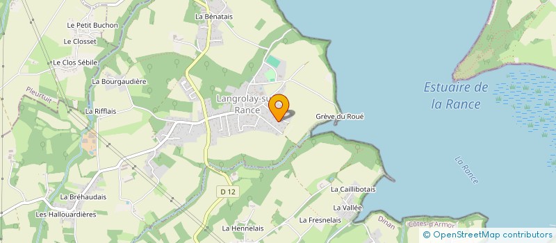 localisation de l'entreprise MONSIEUR FRANCOIS LAUNAY  LANGROLAY-SUR-RANCE