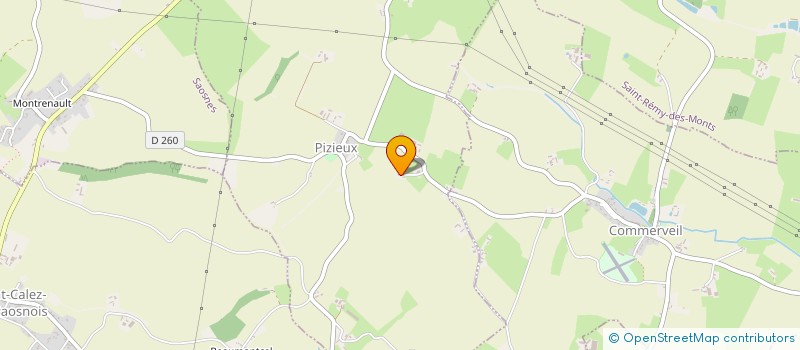 localisation de l'entreprise MONSIEUR FRANCOIS LAUNAY  PIZIEUX