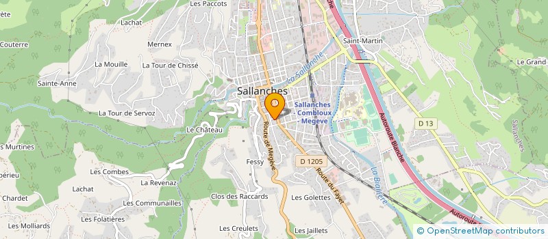 localisation de l'entreprise MONSIEUR FRANCOIS LAURE à SALLANCHES