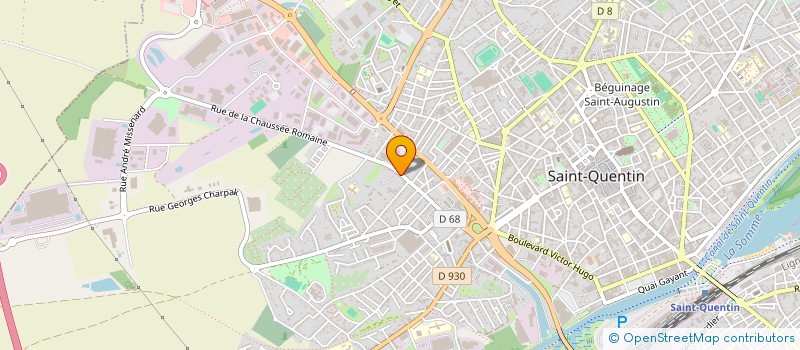 localisation de l'entreprise MONSIEUR FRANCOIS LAURENCE à SAINT-QUENTIN