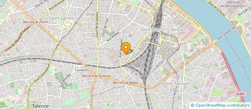 localisation de l'entreprise MONSIEUR FRANCOIS LAURENDEAU  BORDEAUX