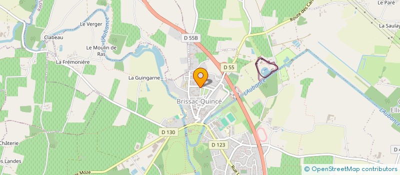 localisation de l'entreprise MONSIEUR FRANCOIS LAURENT  BRISSAC LOIRE AUBANCE