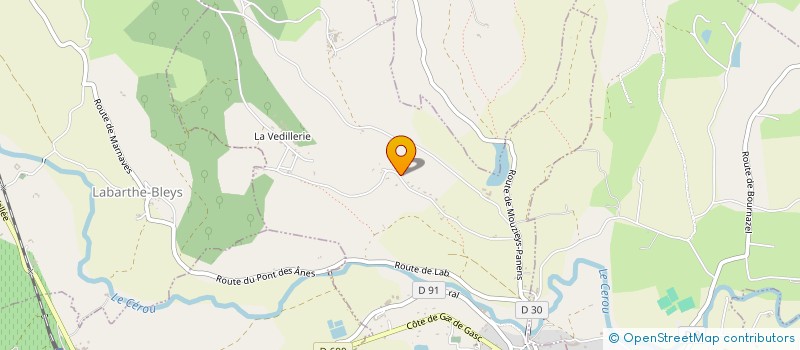 localisation de l'entreprise MONSIEUR FRANCOIS LAUZERAL à LES CABANNES