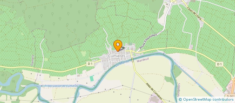 localisation de l'entreprise MONSIEUR FRANCOIS LAVAL  CUMIERES