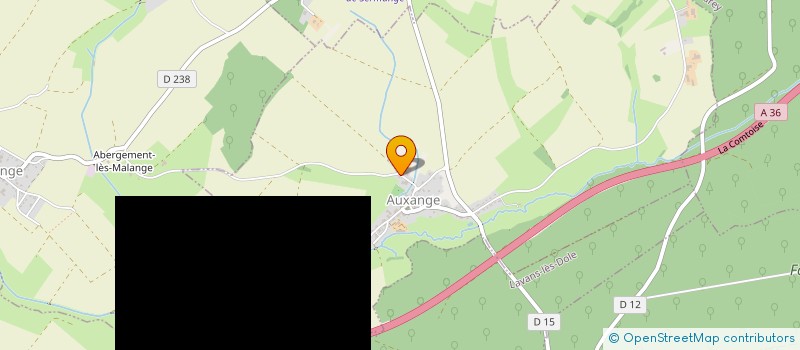 localisation de l'entreprise MONSIEUR FRANCOIS LAVRY  AUXANGE