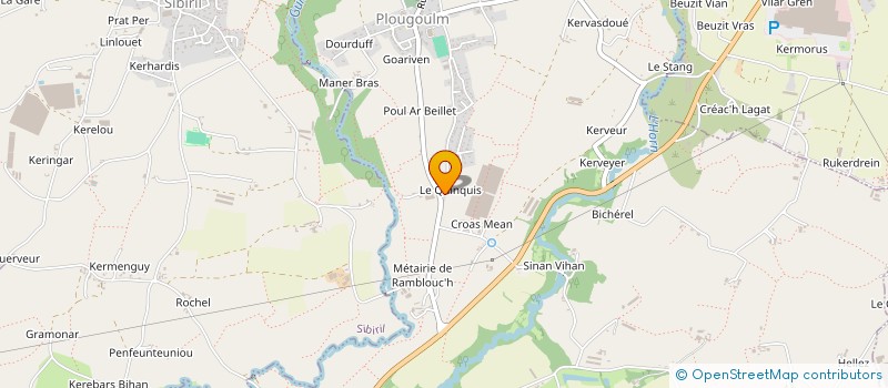 localisation de l'entreprise MONSIEUR FRANCOIS LE BIHAN  SAINT-POL-DE-LEON