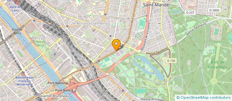 localisation de l'entreprise MONSIEUR FRANCOIS LE BRAS  PARIS