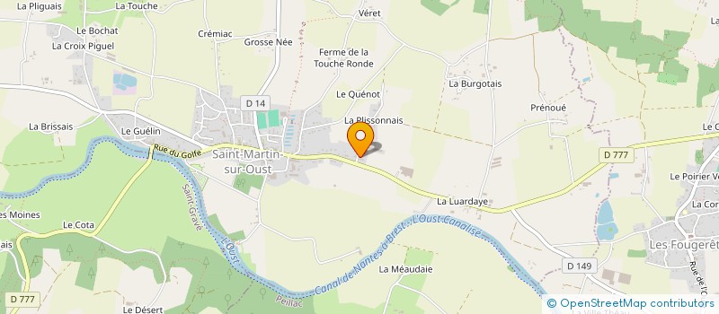 localisation de l'entreprise MONSIEUR FRANCOIS LE BRUN à SAINT-MARTIN-SUR-OUST