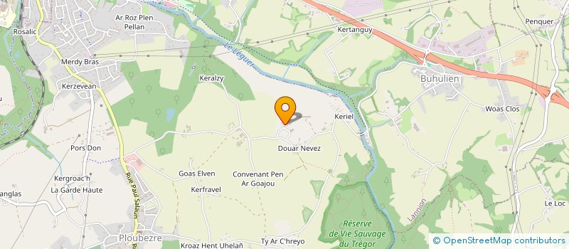 localisation de l'entreprise MONSIEUR FRANCOIS LE CALVEZ  PLOUBEZRE