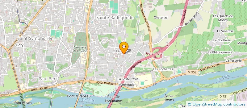 localisation de l'entreprise MONSIEUR FRANCOIS LE CHATAL  TOURS