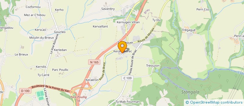 localisation de l'entreprise MONSIEUR FRANCOIS LE CLECH à QUIMPER