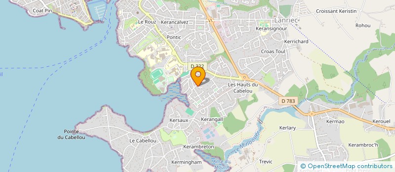 localisation de l'entreprise MONSIEUR FRANCOIS LE COTTEN  CONCARNEAU