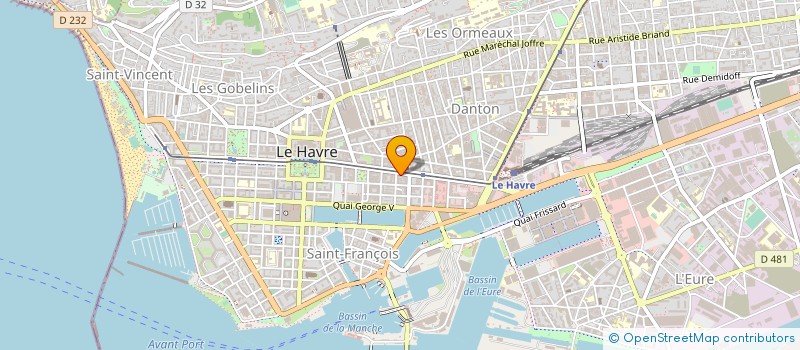 localisation de l'entreprise MONSIEUR FRANCOIS LE COZ  LE HAVRE