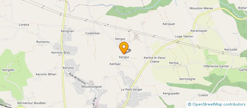 localisation de l'entreprise MONSIEUR FRANCOIS LE DIOURON à BANNALEC