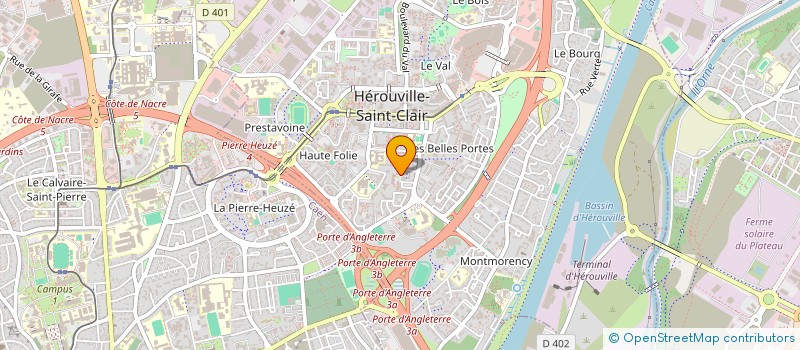 localisation de l'entreprise MONSIEUR FRANCOIS LE DOZE à HEROUVILLE-SAINT-CLAIR