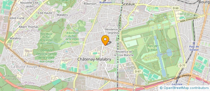 localisation de l'entreprise MONSIEUR FRANCOIS LE DROFF  CHATENAY-MALABRY