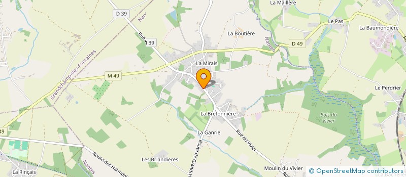 localisation de l'entreprise MONSIEUR FRANCOIS LE DUC à LA CHAPELLE-SUR-ERDRE