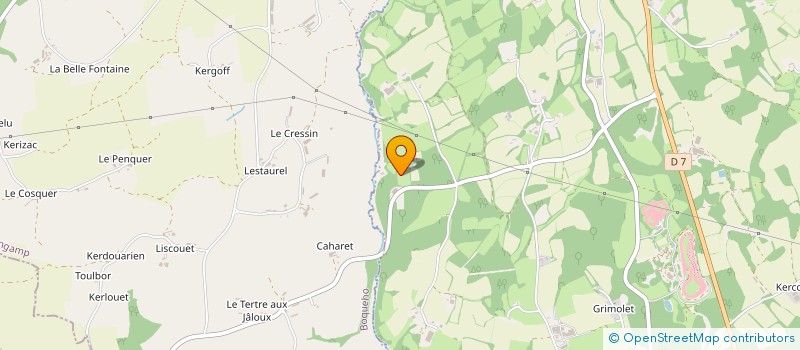 localisation de l'entreprise MONSIEUR FRANCOIS LE DUDAL  COHINIAC