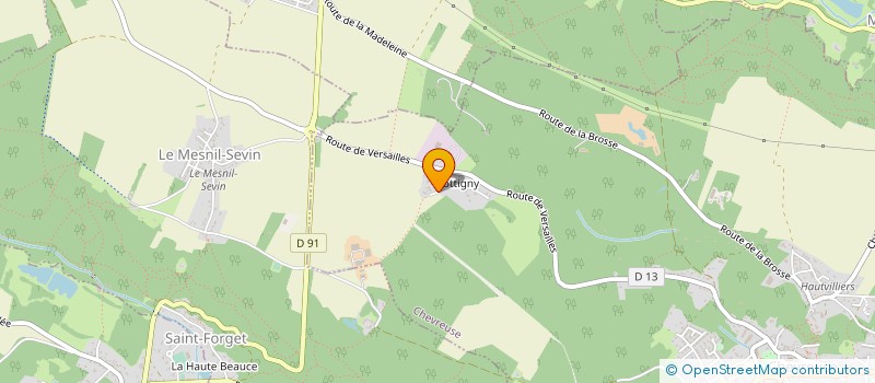 localisation de l'entreprise MONSIEUR FRANCOIS LE FOLL  CHEVREUSE