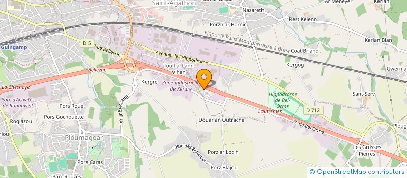 localisation de l'entreprise MONSIEUR FRANCOIS LE GARSMEUR  SAINT-AGATHON