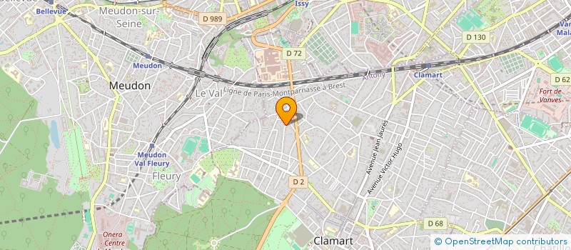 localisation de l'entreprise MONSIEUR FRANCOIS LE GOFFIC à CLAMART