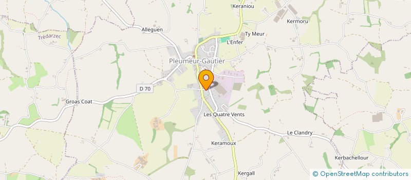 localisation de l'entreprise MONSIEUR FRANCOIS LE GUEN  PLEUMEUR-GAUTIER