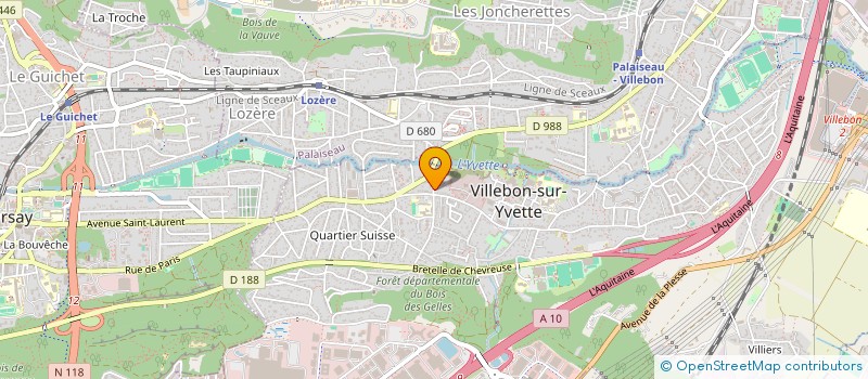 localisation de l'entreprise MONSIEUR FRANCOIS LE-GUERN à VILLEBON-SUR-YVETTE