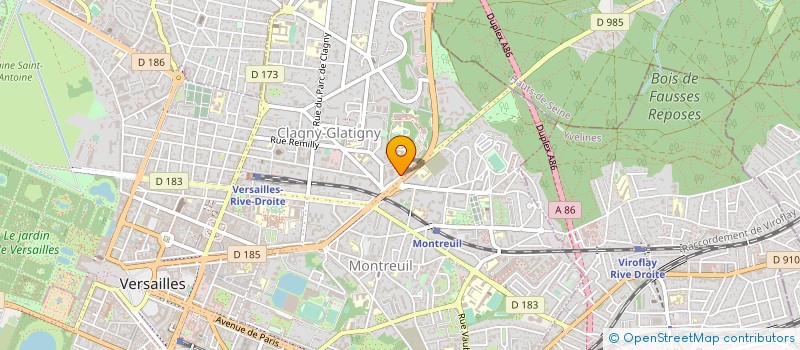 localisation de l'entreprise MONSIEUR FRANCOIS LE HANNEUR à VERSAILLES