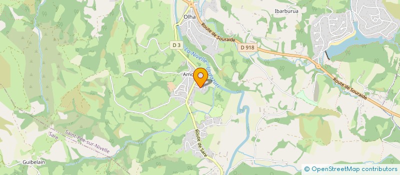 localisation de l'entreprise MONSIEUR FRANCOIS LE HIR  SAINT-PEE-SUR-NIVELLE