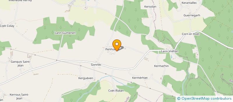 localisation de l'entreprise MONSIEUR FRANCOIS LE LOUER  LANGUIDIC