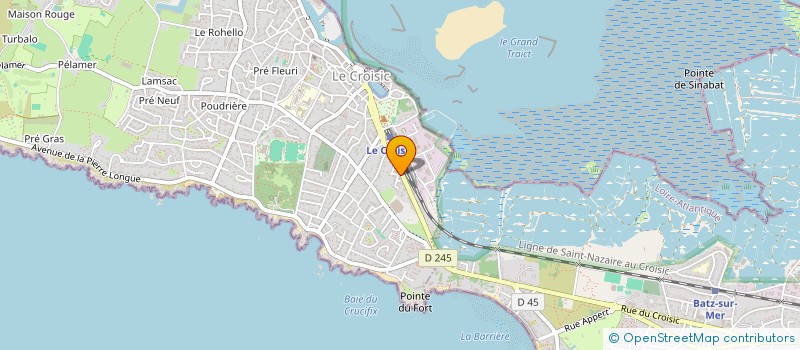 localisation de l'entreprise MONSIEUR FRANCOIS LE MEME  LE CROISIC