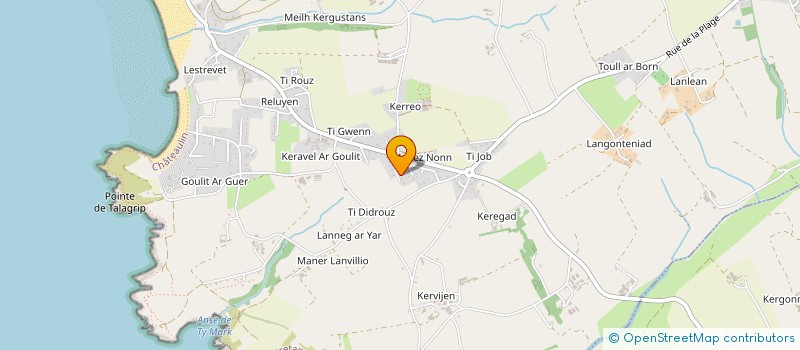 localisation de l'entreprise MONSIEUR FRANCOIS LE MEUR  PLOMODIERN