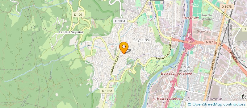localisation de l'entreprise MONSIEUR FRANCOIS LE NAOUR à SEYSSINS