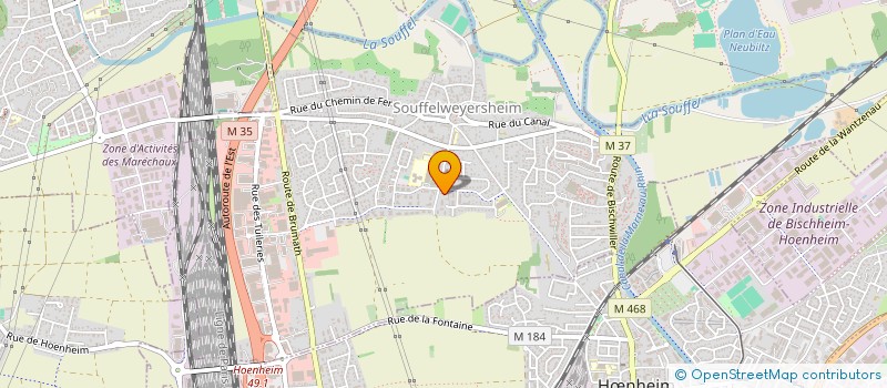 localisation de l'entreprise MONSIEUR FRANCOIS LE NORMAND  SOUFFELWEYERSHEIM